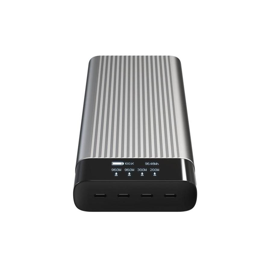 HYPERÂ® HYPERJUICEÂ® 245W USB-C 100WH BATTERY PACK WITH OLED DISPLAY