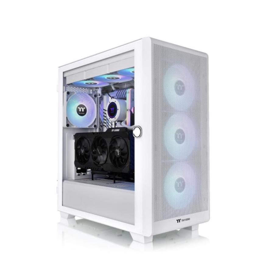CAJA THERMALTAKE S250 TG ATX 2XUSBA 3.2 ARGB SIN FUENTE BLANCO