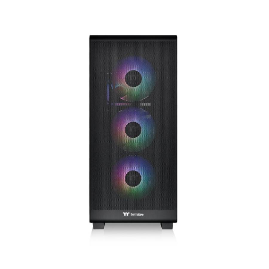 CAJA THERMALTAKE S250 TG ATX 2XUSBA 3.2 ARGB SIN FUENTE NEGRO