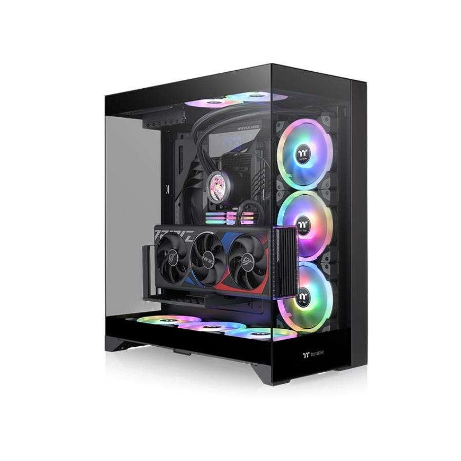 CAJA THERMALTAKE CTE E550 TG MID TOWER 2XUSB 3.0 1XUSB-C SN FUENTE NEGRO