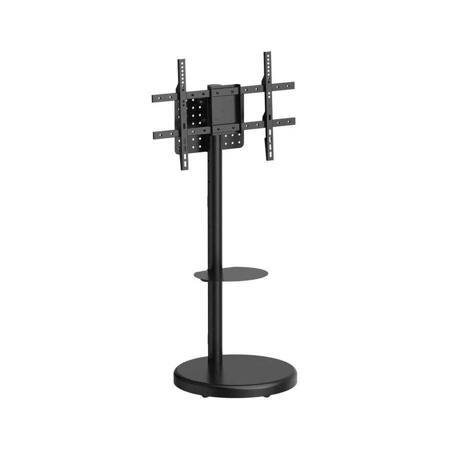 SOPORTE AISENS SUELO RUEDAS BANDEJA DVD PANTALLA 50KG 37-86 NEGRO