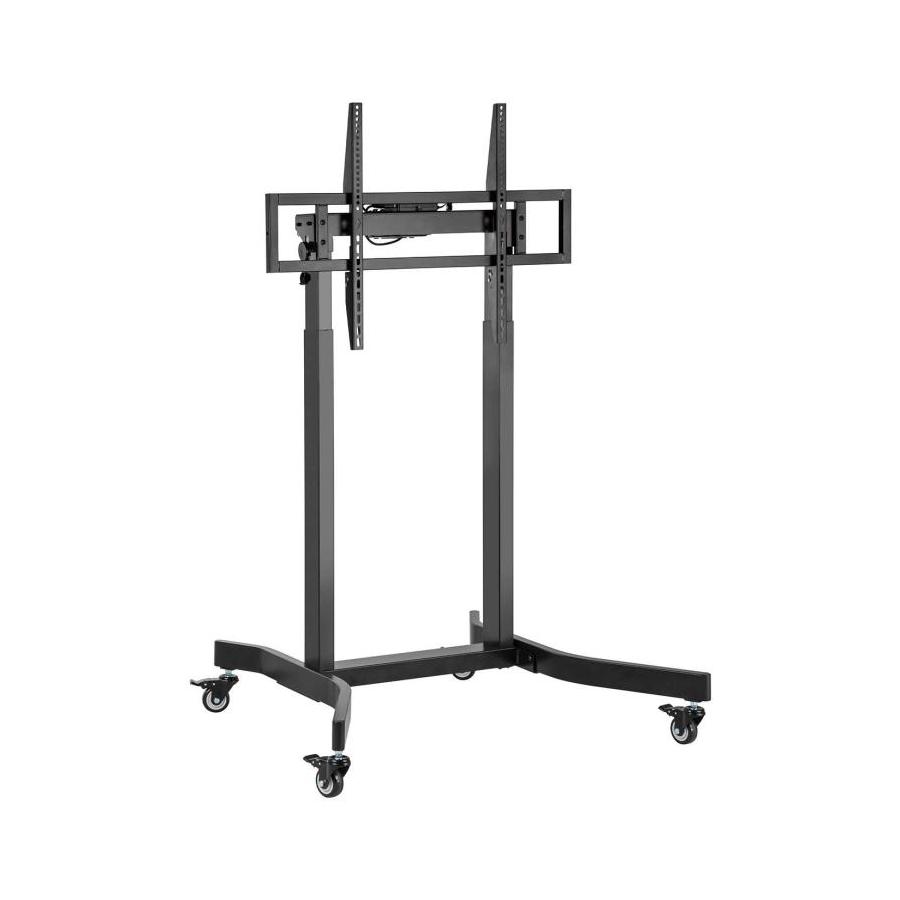 SOPORTE AISENS SUELO MOTORIZADO RUEDAS PANTALLA 120KG 55-100 NEGRO