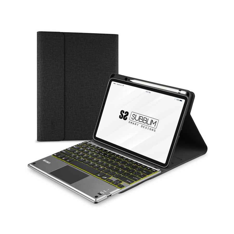 FUNDA TECLADO SUBBLIM KEYTAB PRO BT TOUCHPAD IPAD 10,9" 10G BLACK