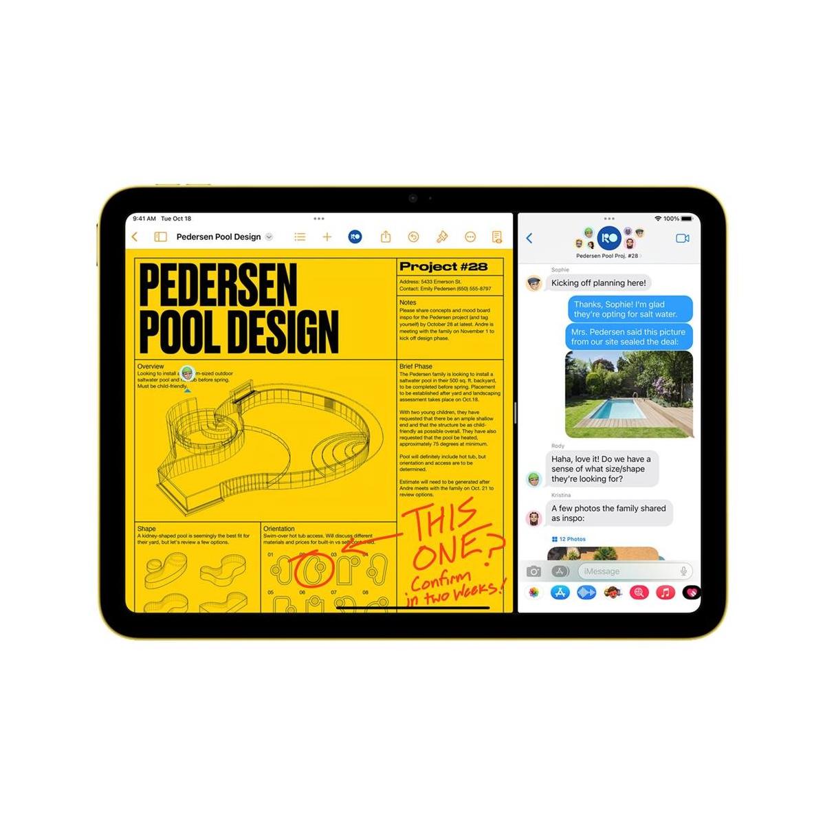 IPAD 10,9 2022 64GB WIFI AMARILLO 10 GEN