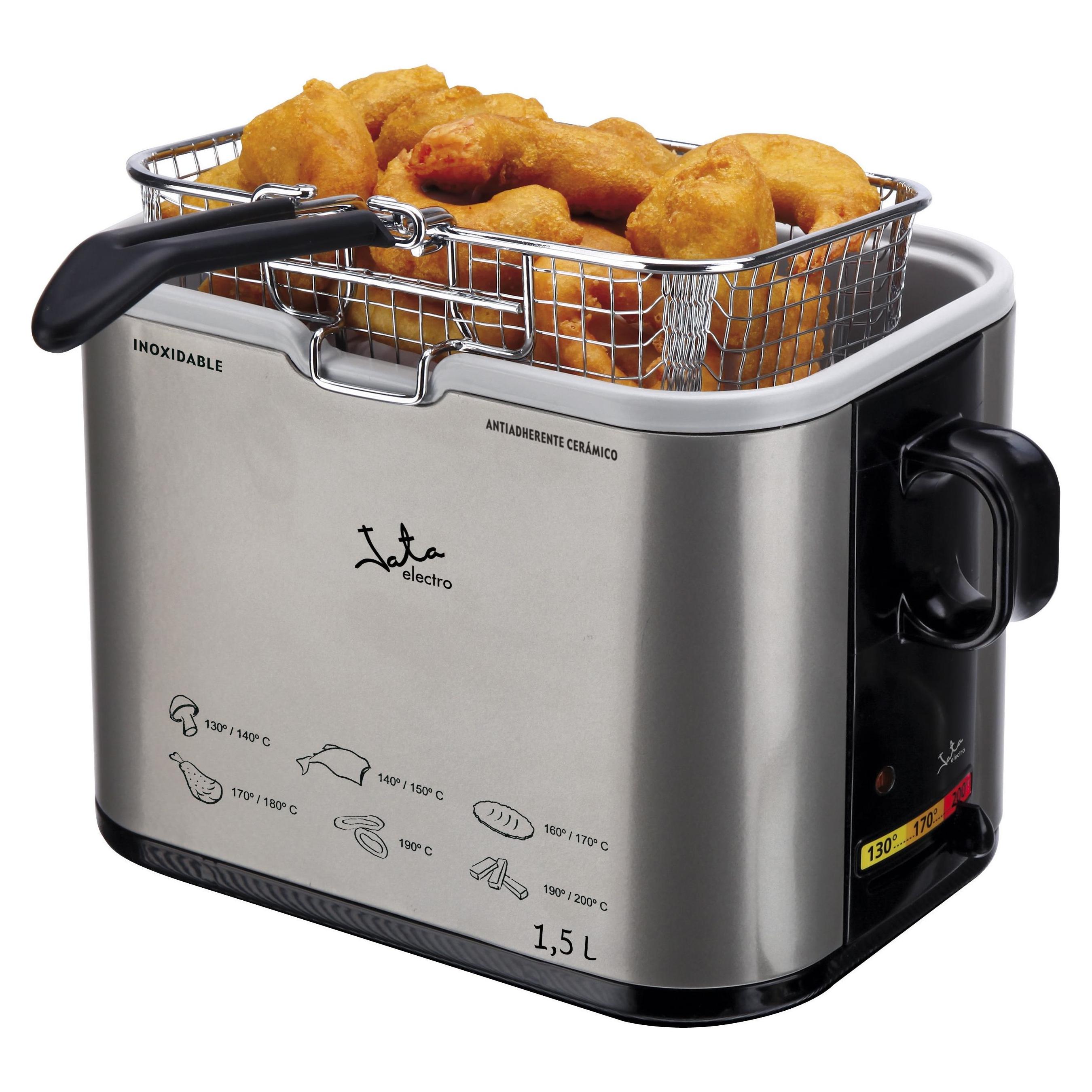 Jata FR326E freidora electrica 1l 1000w inox freidoras