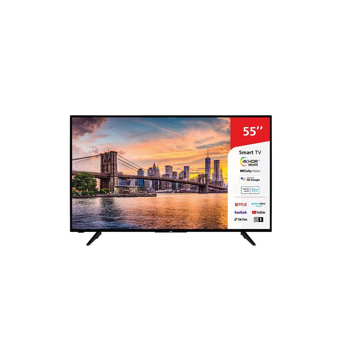 LED UHD 55" STV TDT2 SAT JVC LT-55VU3101