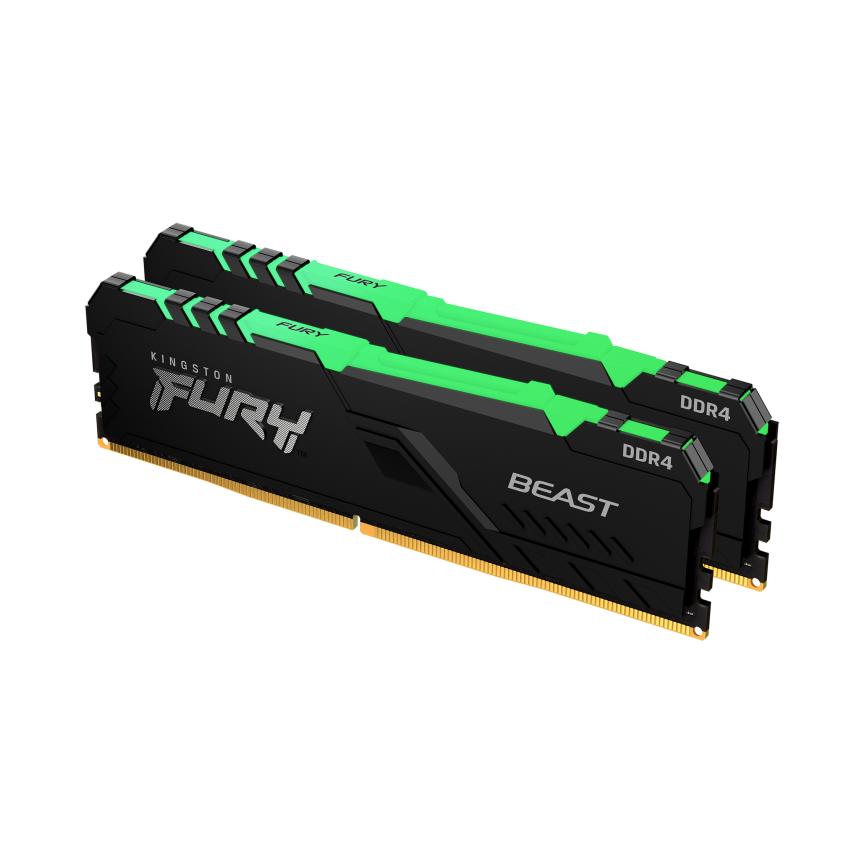 DDR4 KINGSTON 2x 8GB 3200 FURY BEAST NEGRO