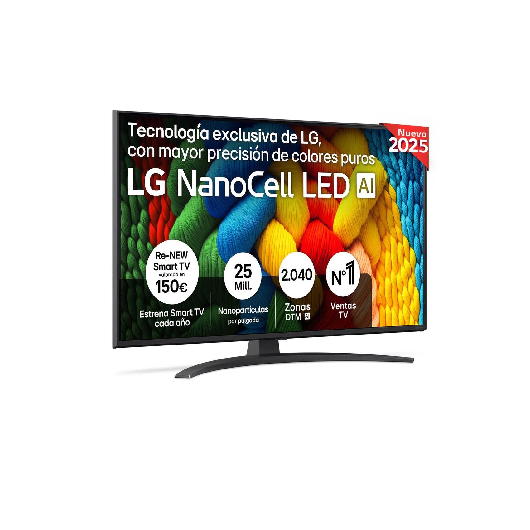LED UHD 55" STV LG 55NANO81A6A NANOCELL