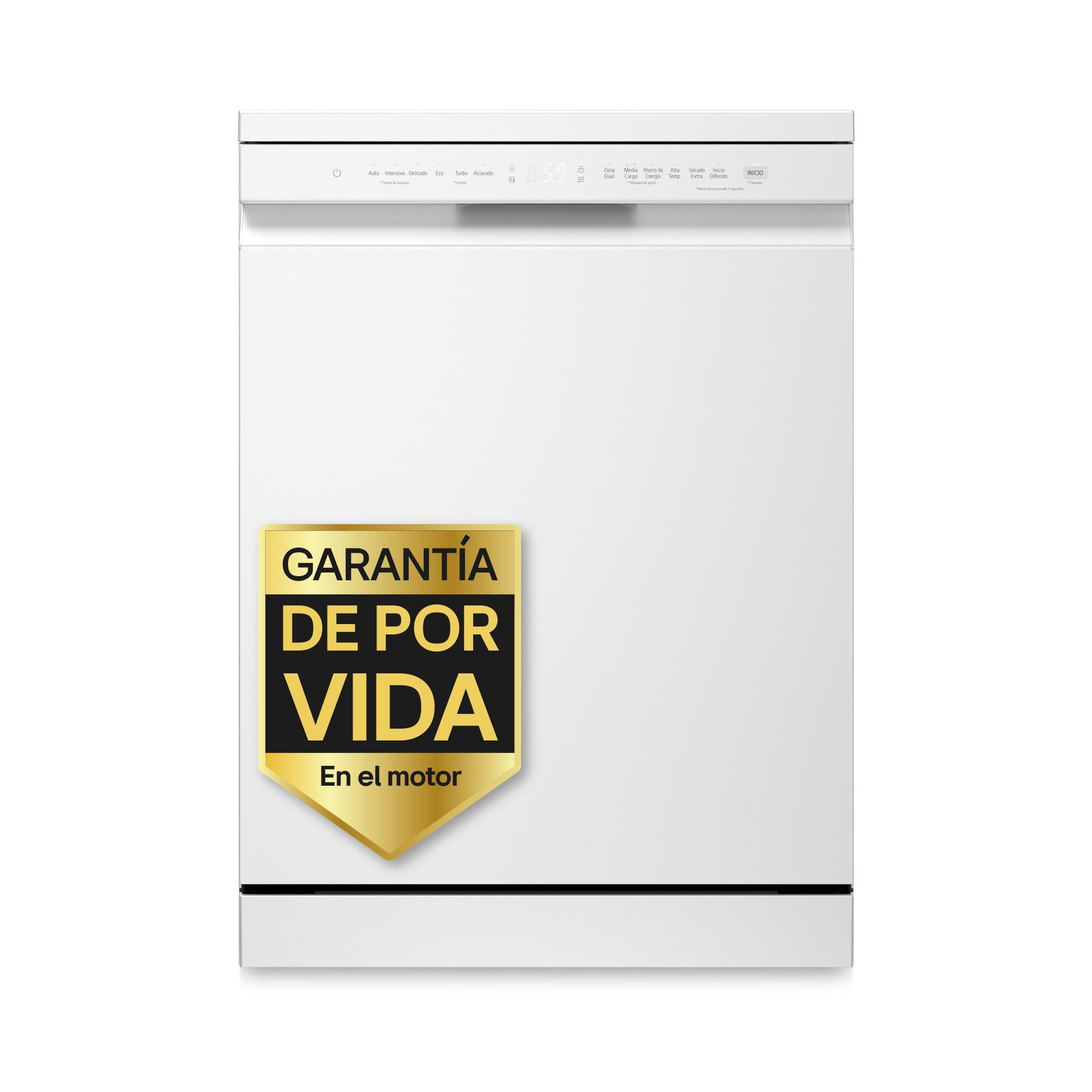 Lg DF273FW lavavajillas de libre instalacion de 60cm 14 cubiertos clase a blanco