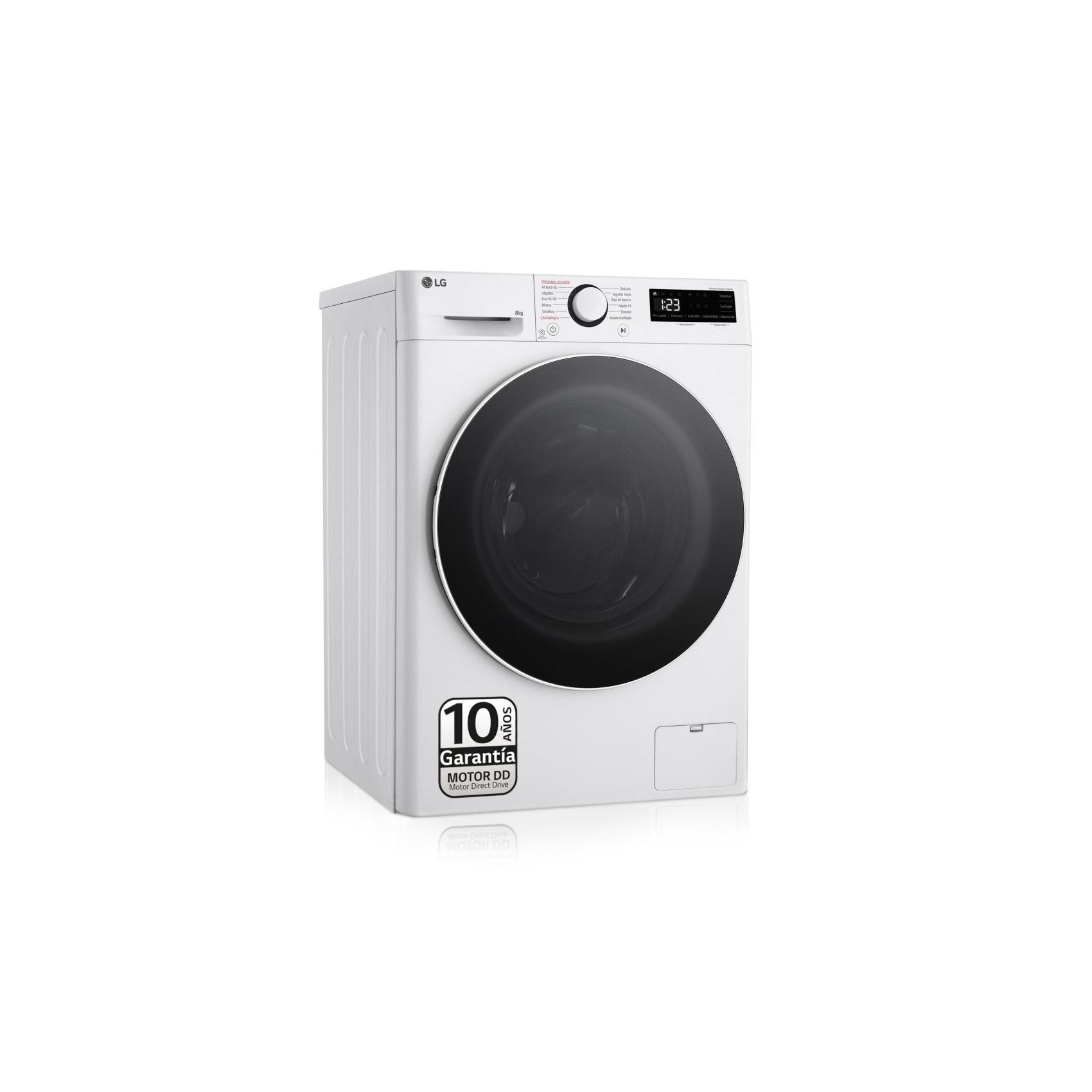 Lg F2WR5S08A0W lavadora 8 kg carga frontal 1200 rpm eficiencia a - blao