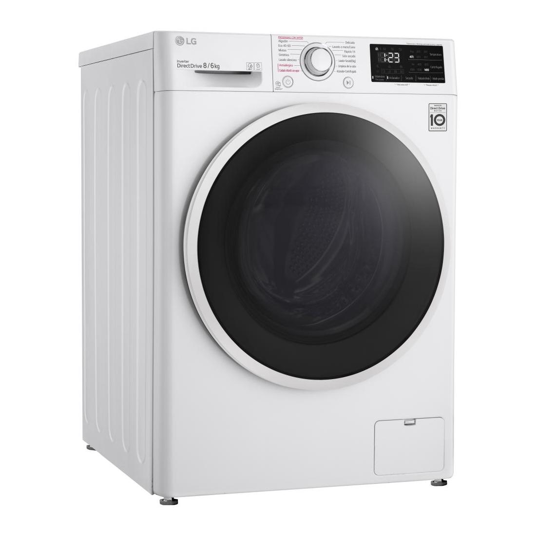 LAV/SEC. B/E 8/6KG LG F4DV3108S1W (1400r