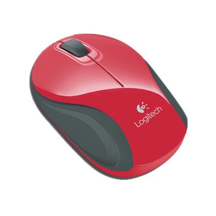 RATÓN MINI INALÁMBRICO LOGITECH M187 ROJ