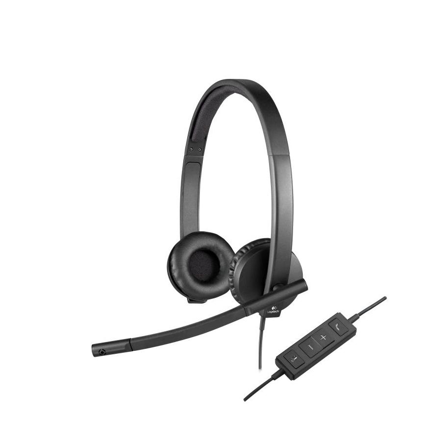 AURICULARES LOGITECH H570e NEGRO MICROFONO ALAMBRICO
