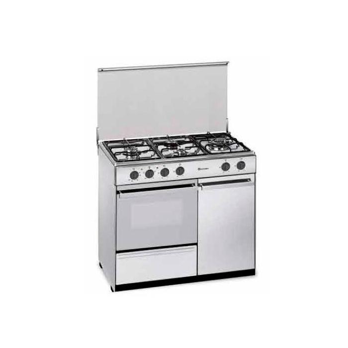 COCINA GAS 4Z INOX MEIRELES E921X 90CM B