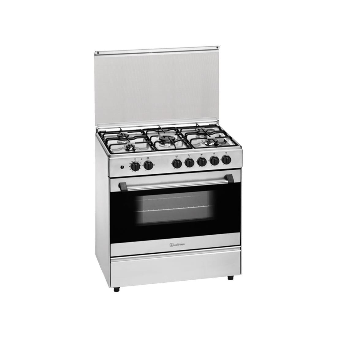 COCINA GAS 5Z INOX MEIRELES G801XNAT 80C