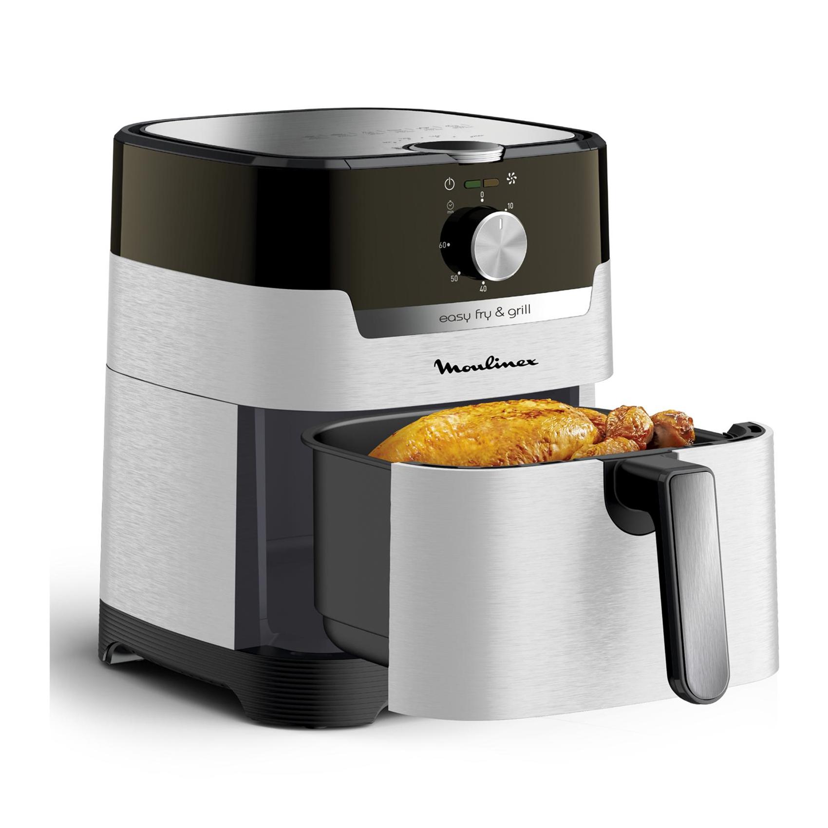 LT-FREIDORA DE AIRE + GRILL MOULINEX EZ5