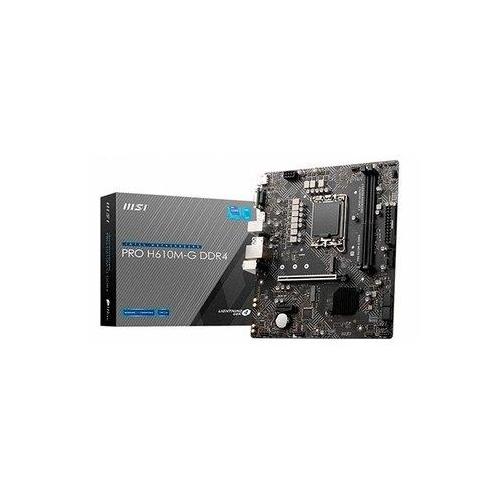 PLACA BASE MSI PRO H610M-G WIFI  1700 MATX 2XDDR4