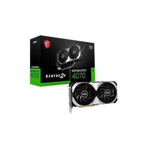 TARJETA GRAFICA MSI RTX 4070 VENTUS 2X OC 12GB GDDR6X