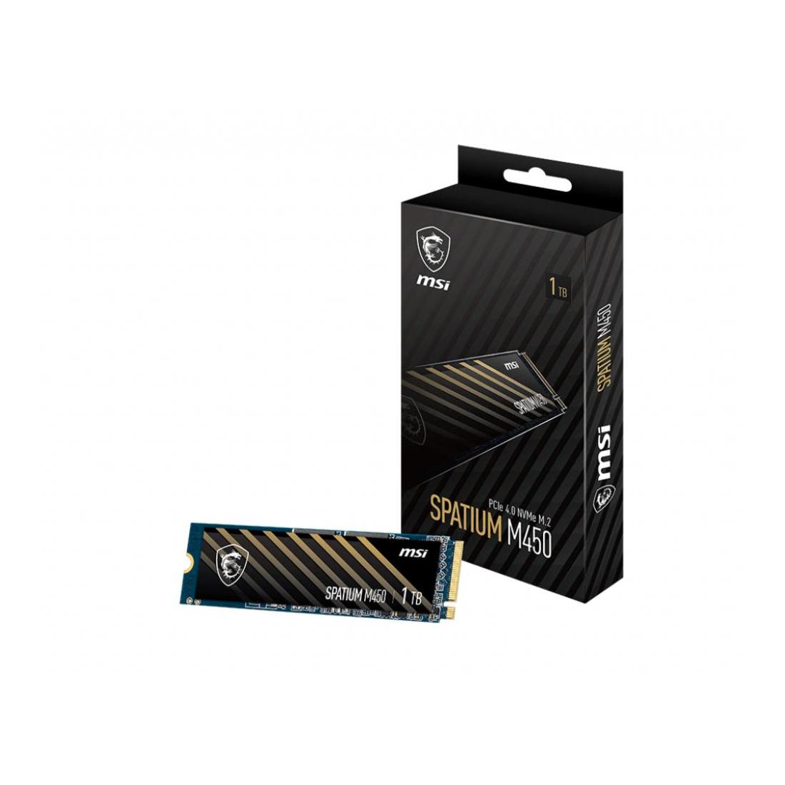 SSD MSI SPATIUM M450 1TB M2 PCI4