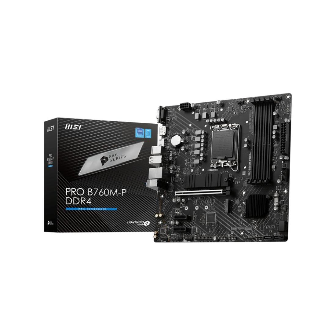 PLACA BASE MSI PRO B760M-P 1700 MATX 4XDDR4