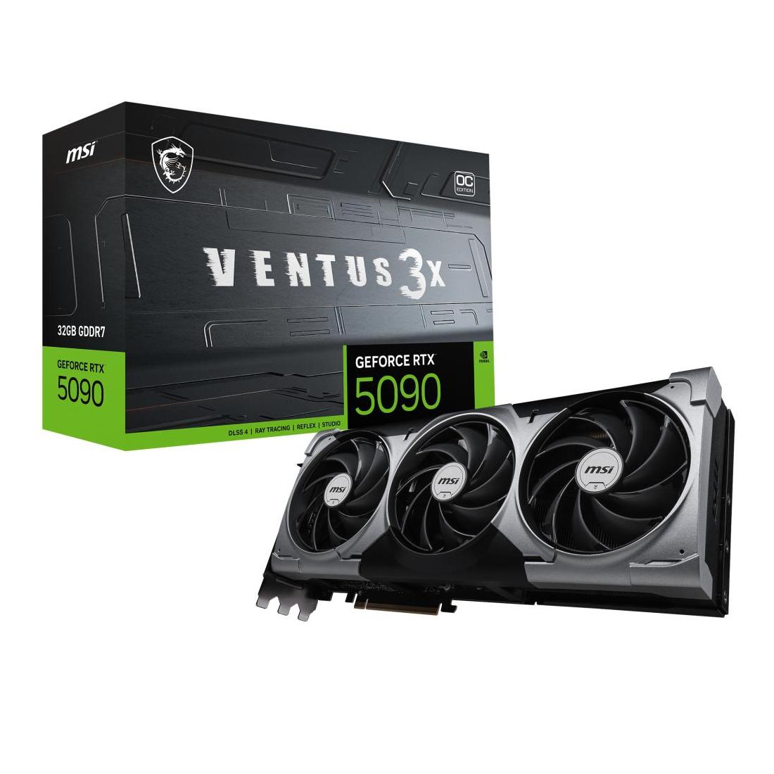 TARJETA GRAFICA MSI RTX 5090 32G VENTUS 3X OC