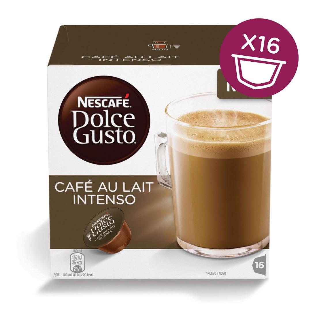 BEBIDA DOLCE GUSTO CAFE CON LECHE INTENS