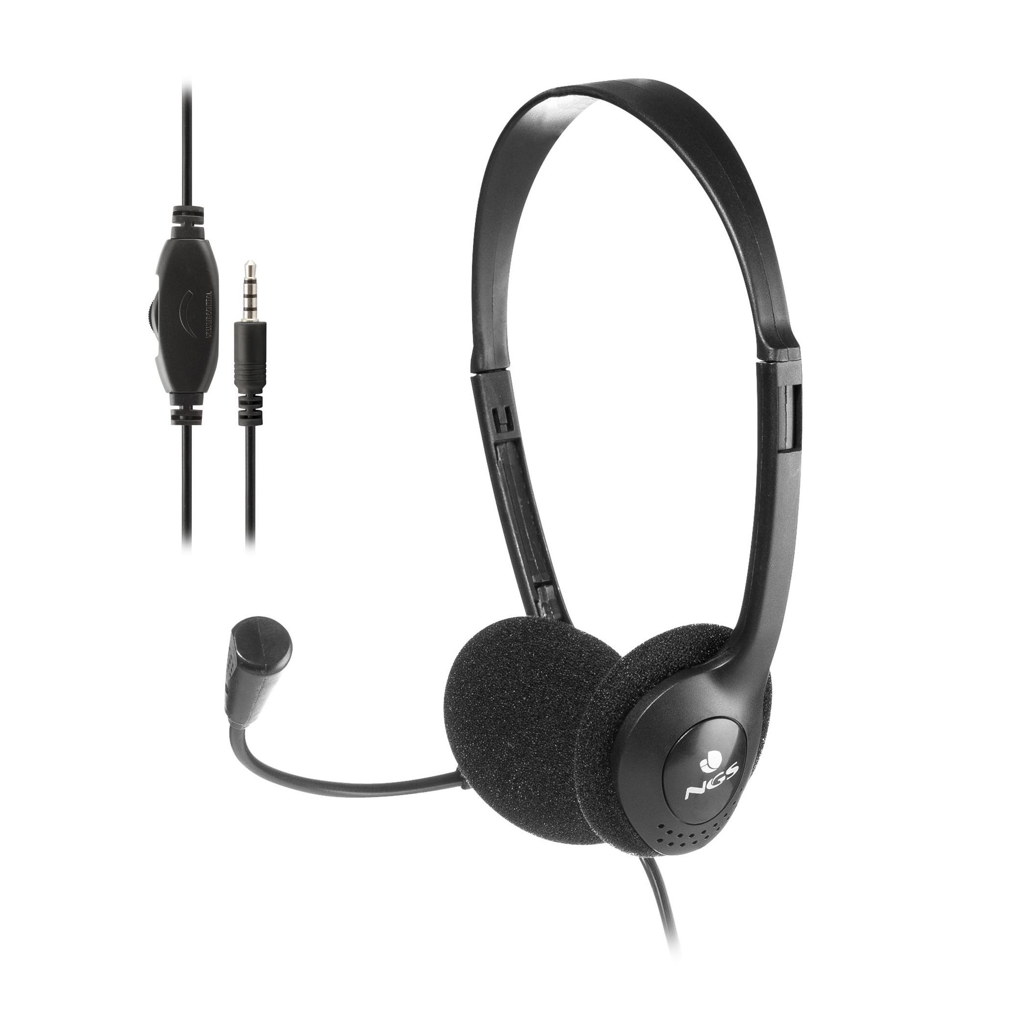 AURICULAR CON MICROFONO NGS Y CONTROL DE