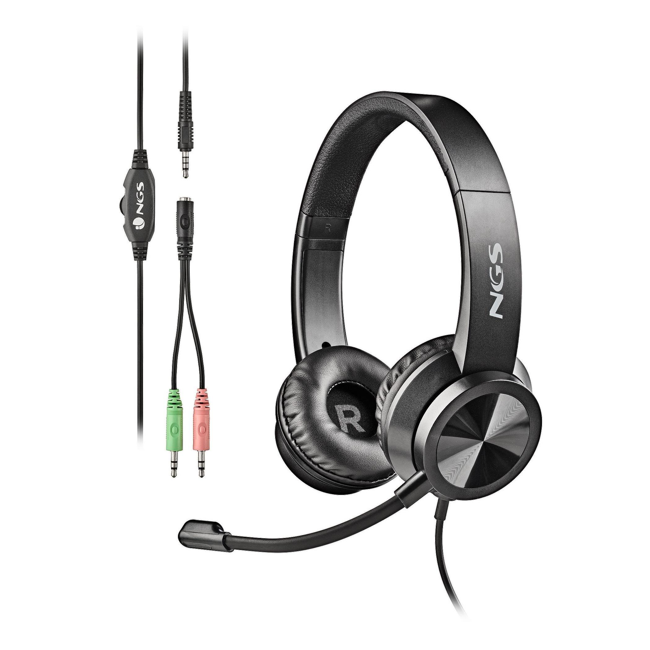 AURICULARES NGS MSX11PRO PC 3.5MM DOBLE