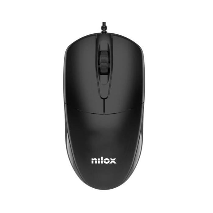 RATON NILOX USB 1200 DPI NEGRO