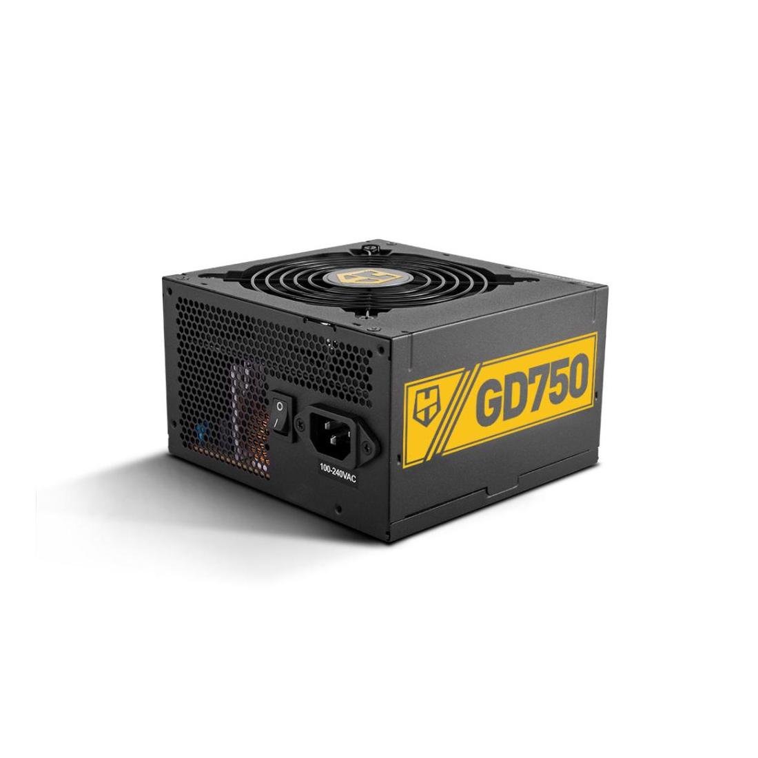 FUENTE ALIMENTACION NOX HUMMER GD750 750W 80+ GOLD ATX NEGRO