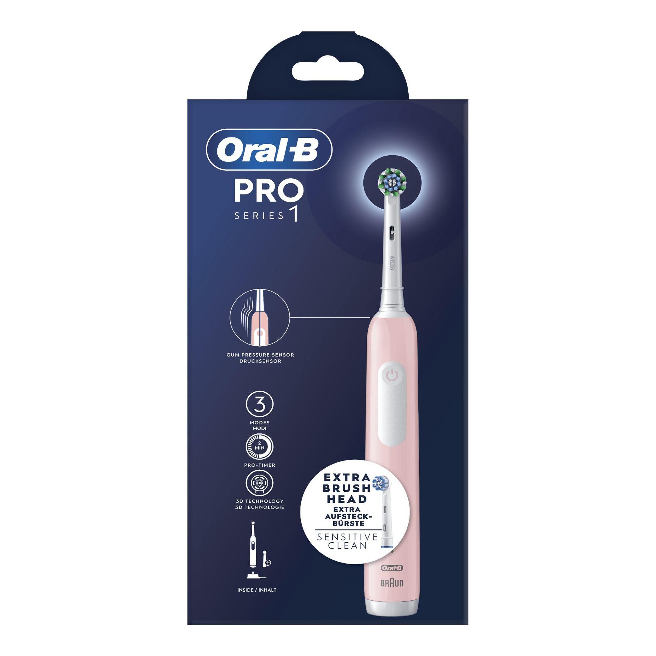 DENTAL ORALB PRO1 PINK EB50RX+EB60X