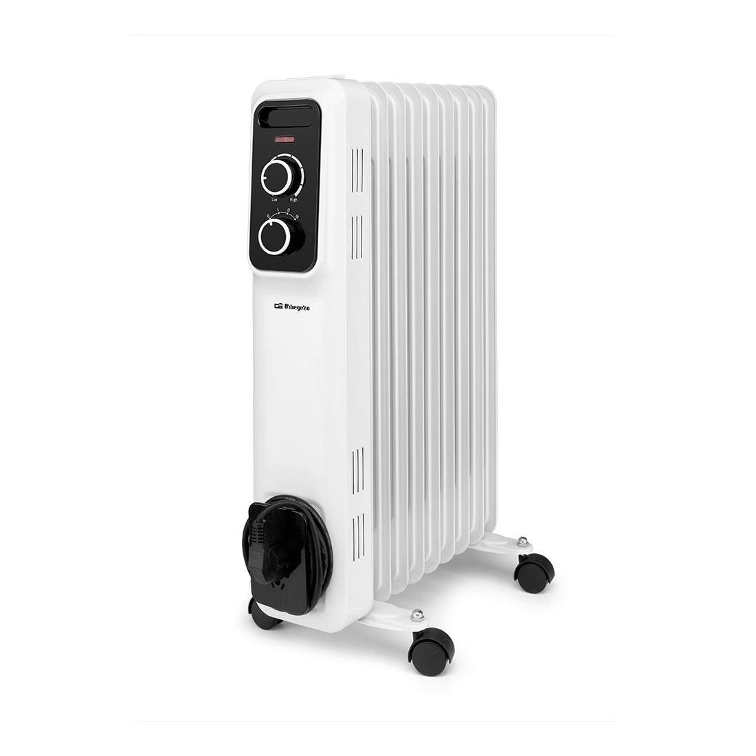 Orbegozo RS 2000 l-radiador aceite 2000w 9 elementos blanco 18029 rs2000