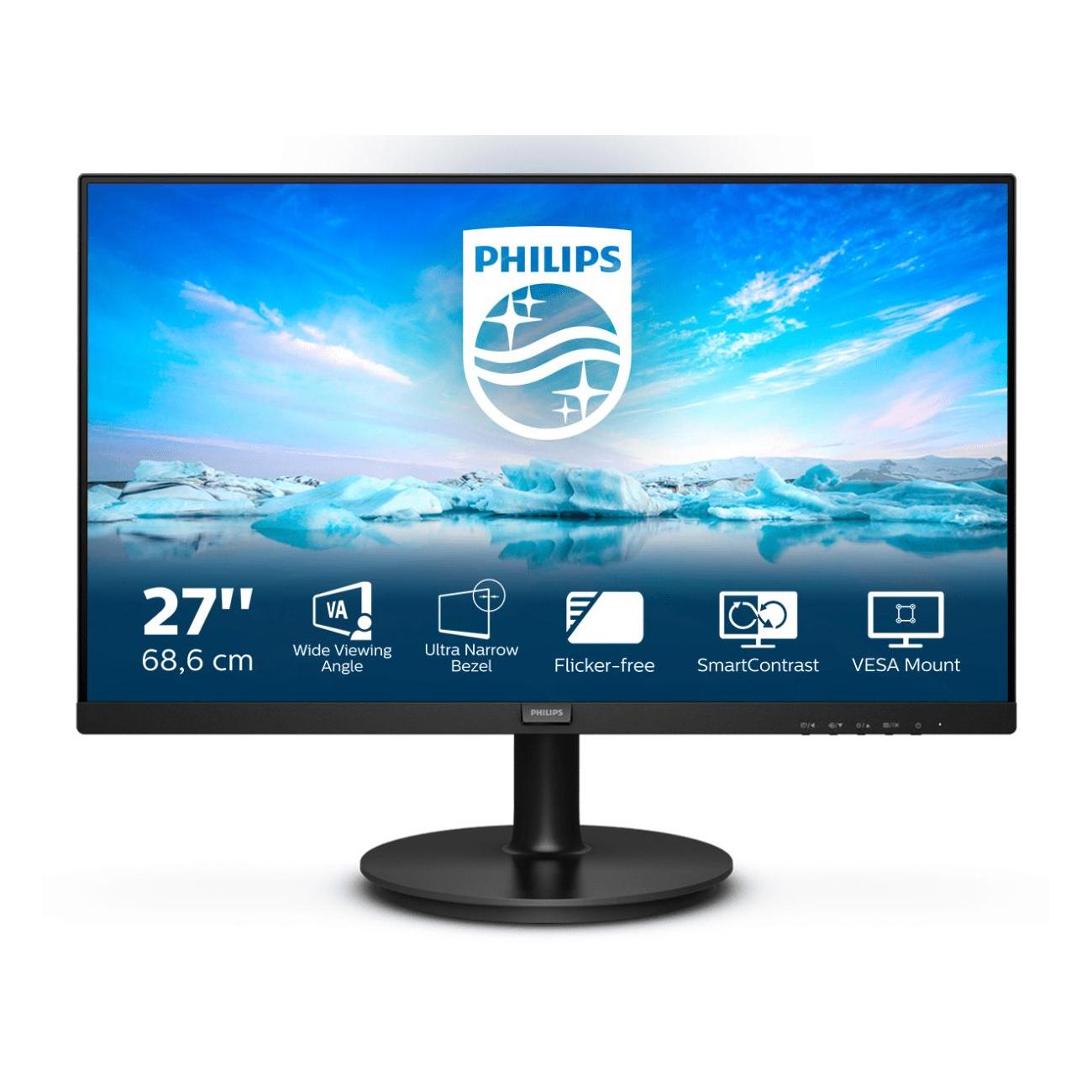 MONITOR PHILIPS 271V8L 27' FULL HD NEGRO