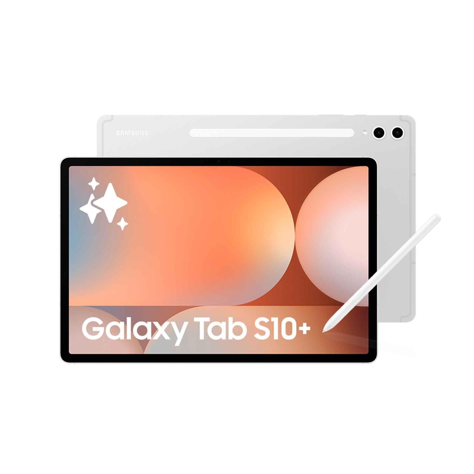 SAMSUNG TAB S10+ WIFI SILVER / 12+256GB / 12.4" AMOLED 120HZ QUAD HD+