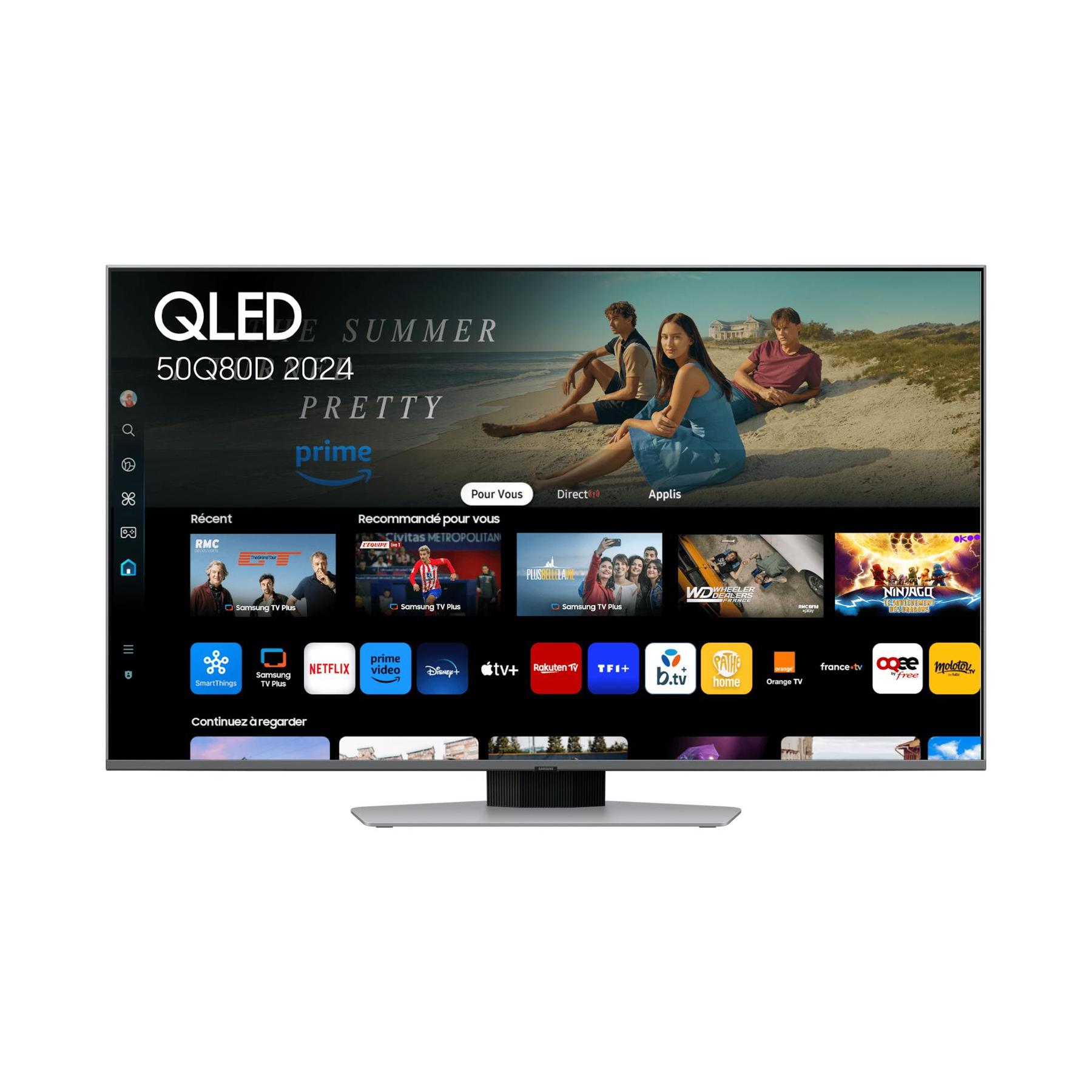 QLED UHD 50" STV SAMSUNG TQ50Q80DATXXC