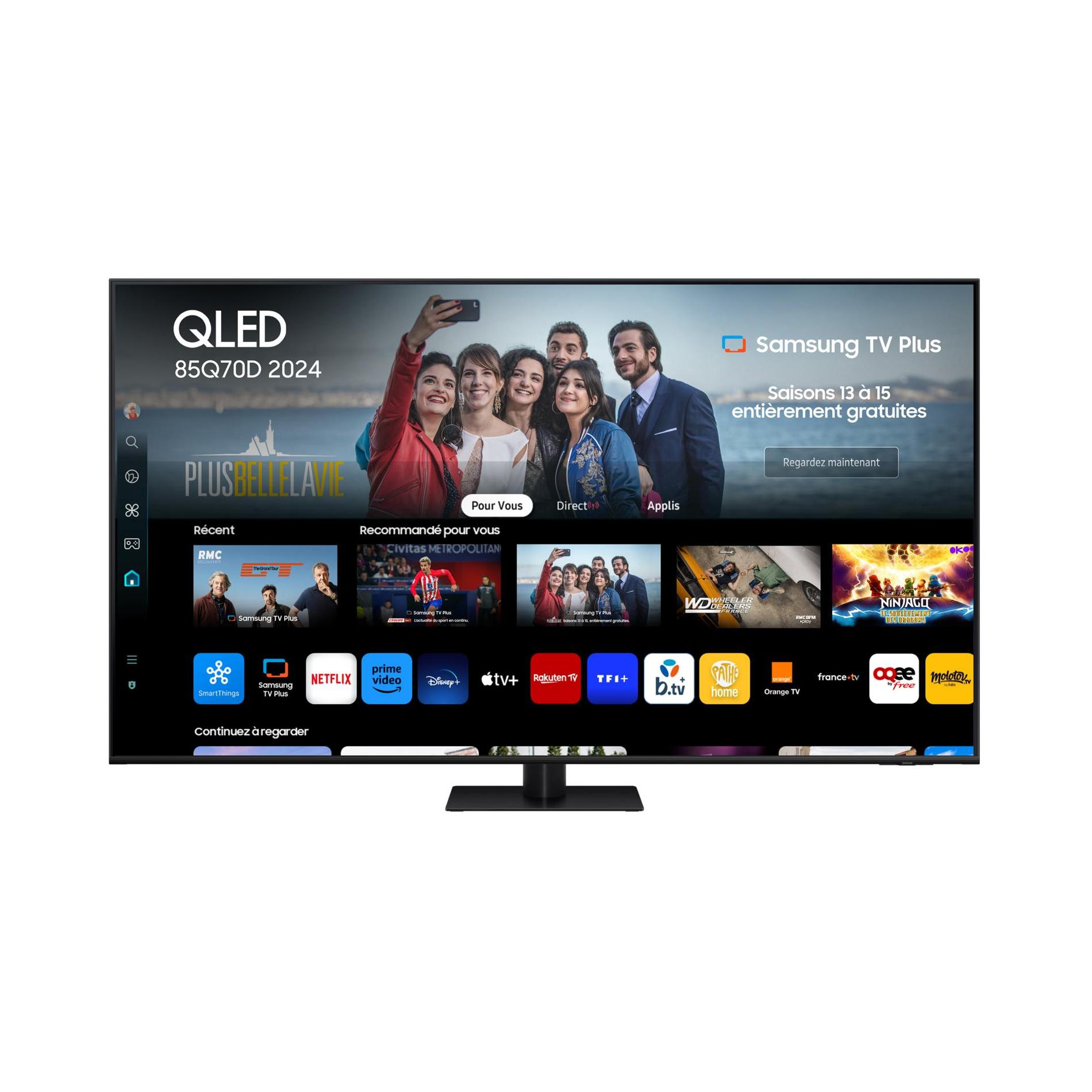 QLED UHD 85" STV SAMSUNG  TQ85Q70DATXXC