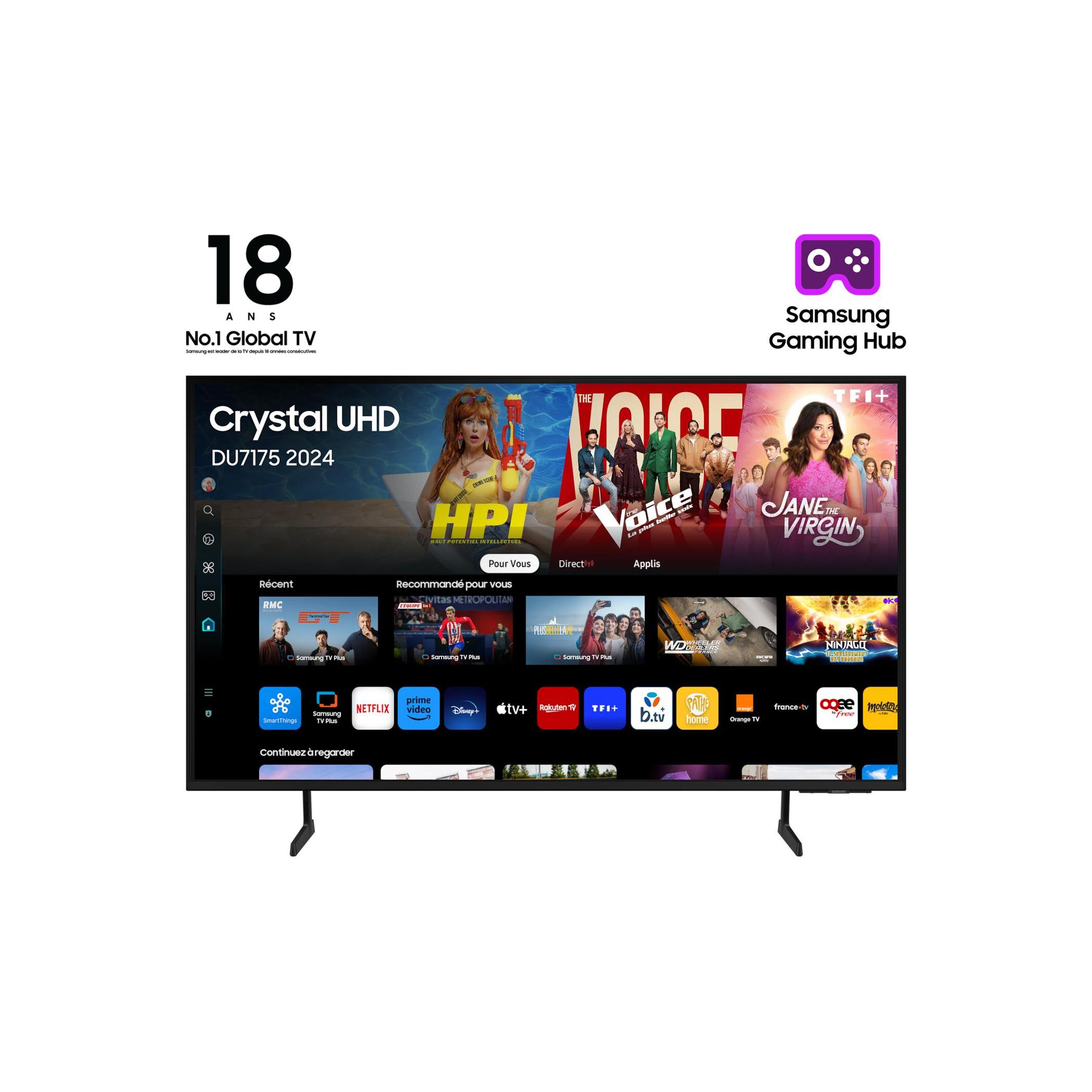 LP-LED UHD 43" STV SAMSUNG TU43DU7175