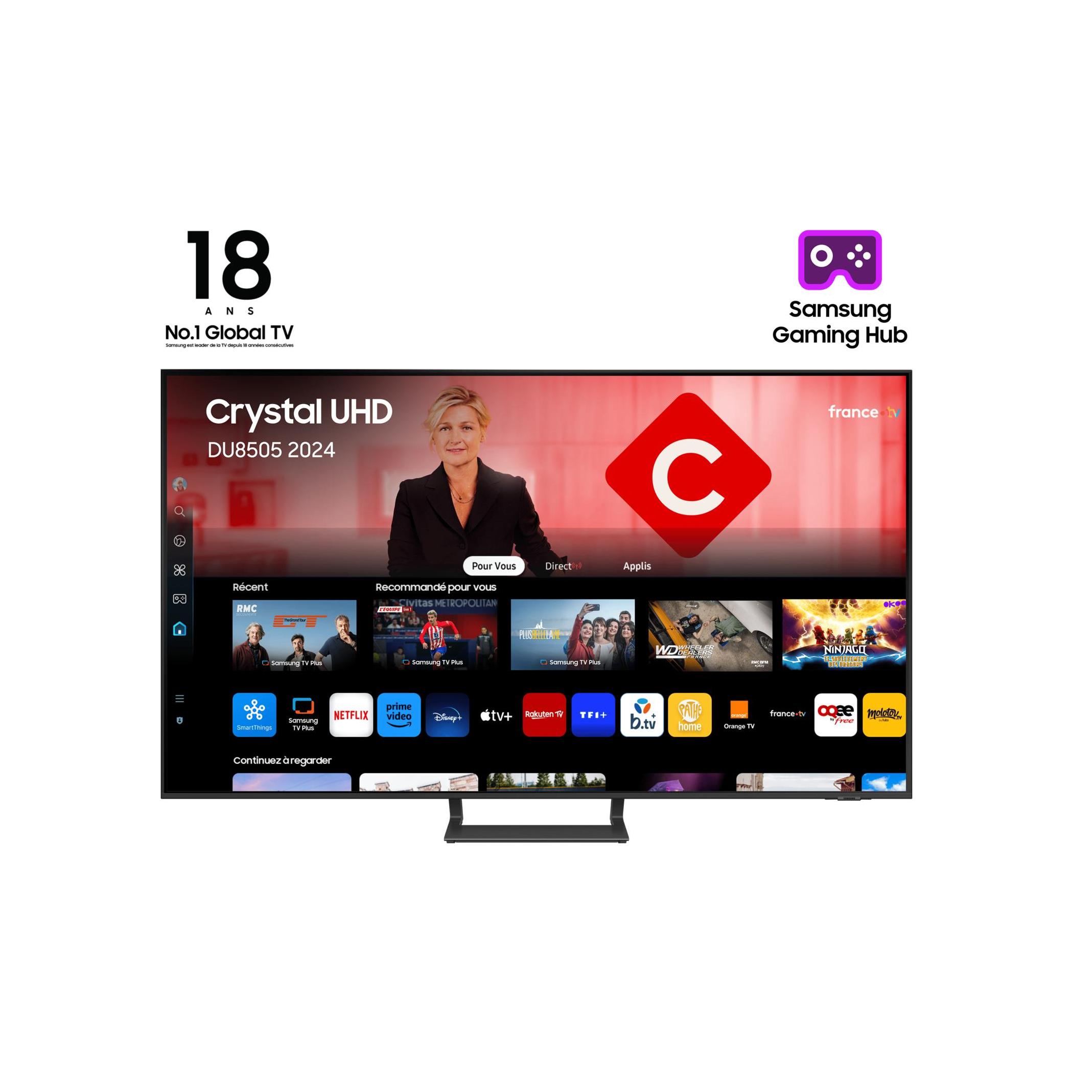 LED CRYSTAL UHD 75" STV SAMSUNG 4K TU75D