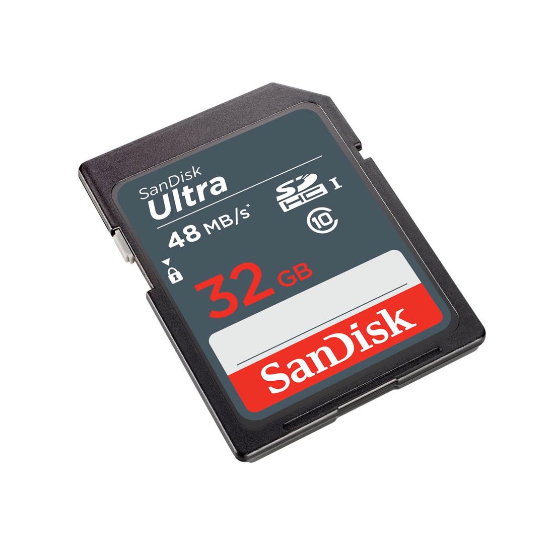 MEMORIA SDHC 32GB SANDISK ULTRA CLASE 10