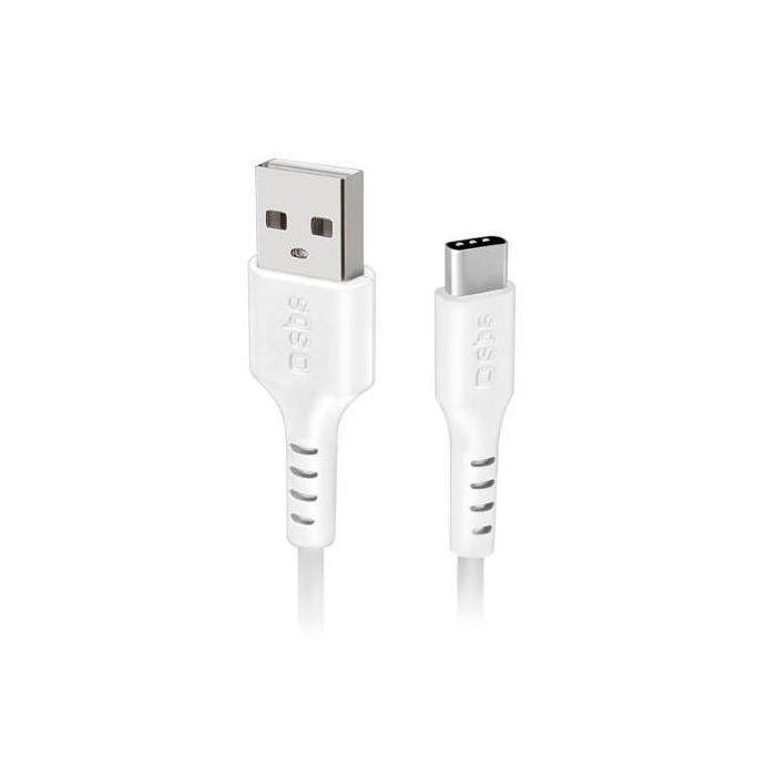 CABLE USB A 2.0 -USB TIPO C 1,5M BLANCO