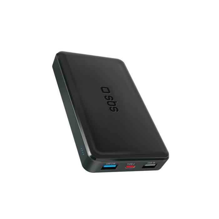 Power bank carga ráp 10.000mAh 2USB negr