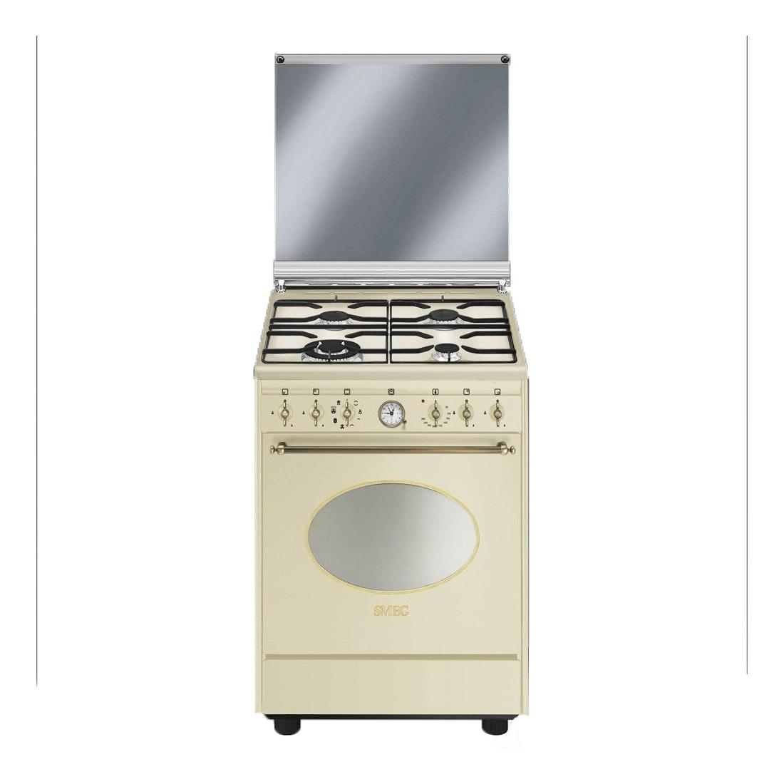 COCINA GAS NAT. 4F SMEG CO68GMP9 (60cm)