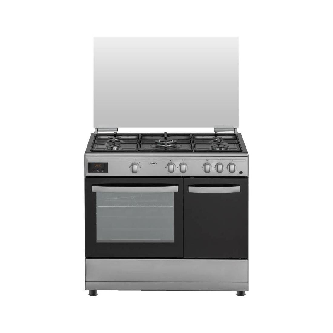 COCINA GAS SVAN SKGW5900X 90 CM INOX