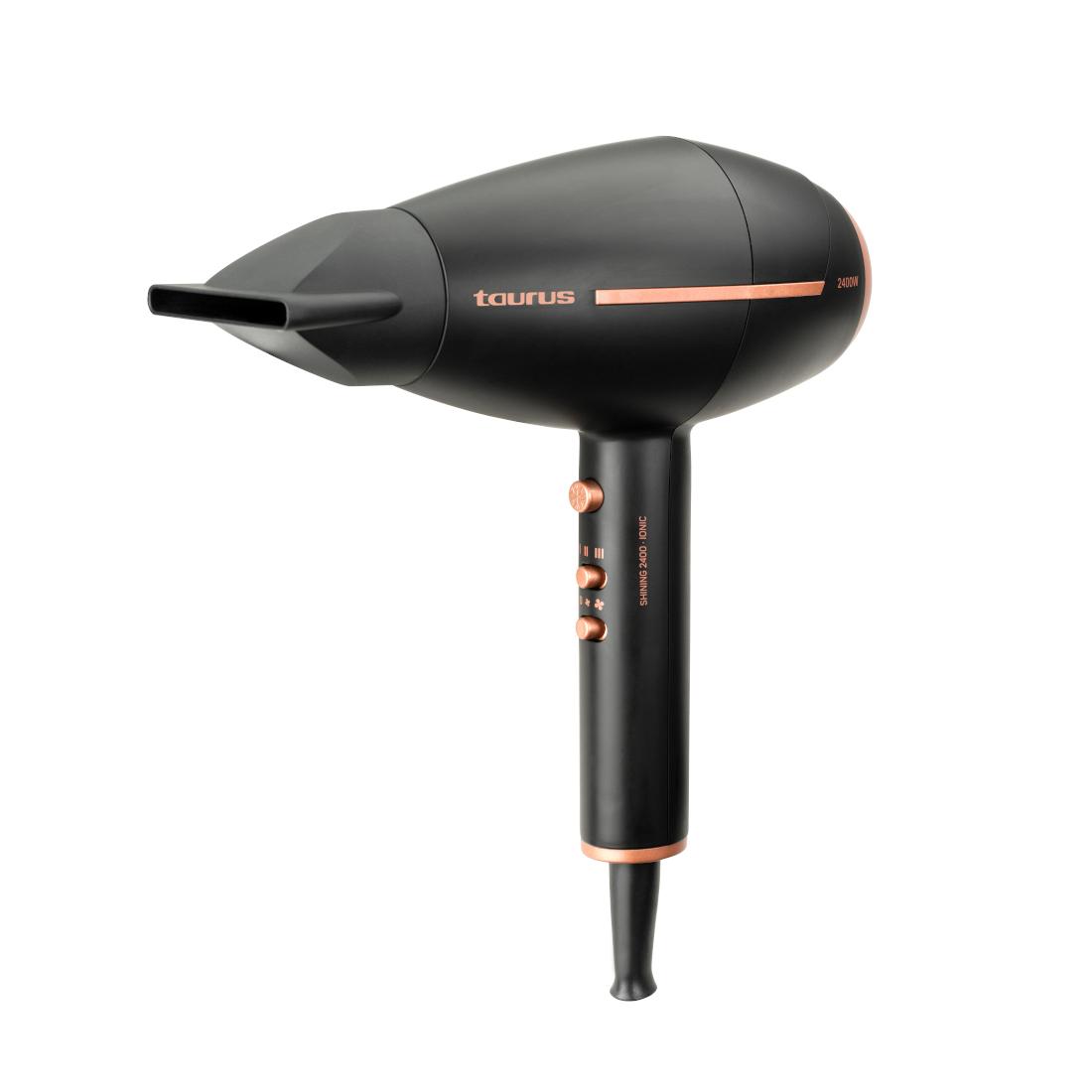Taurus 900386000 secador de pelo shining 2400 ionic - 2400w - tecnologÃ­a iÃ³nica - 2 v