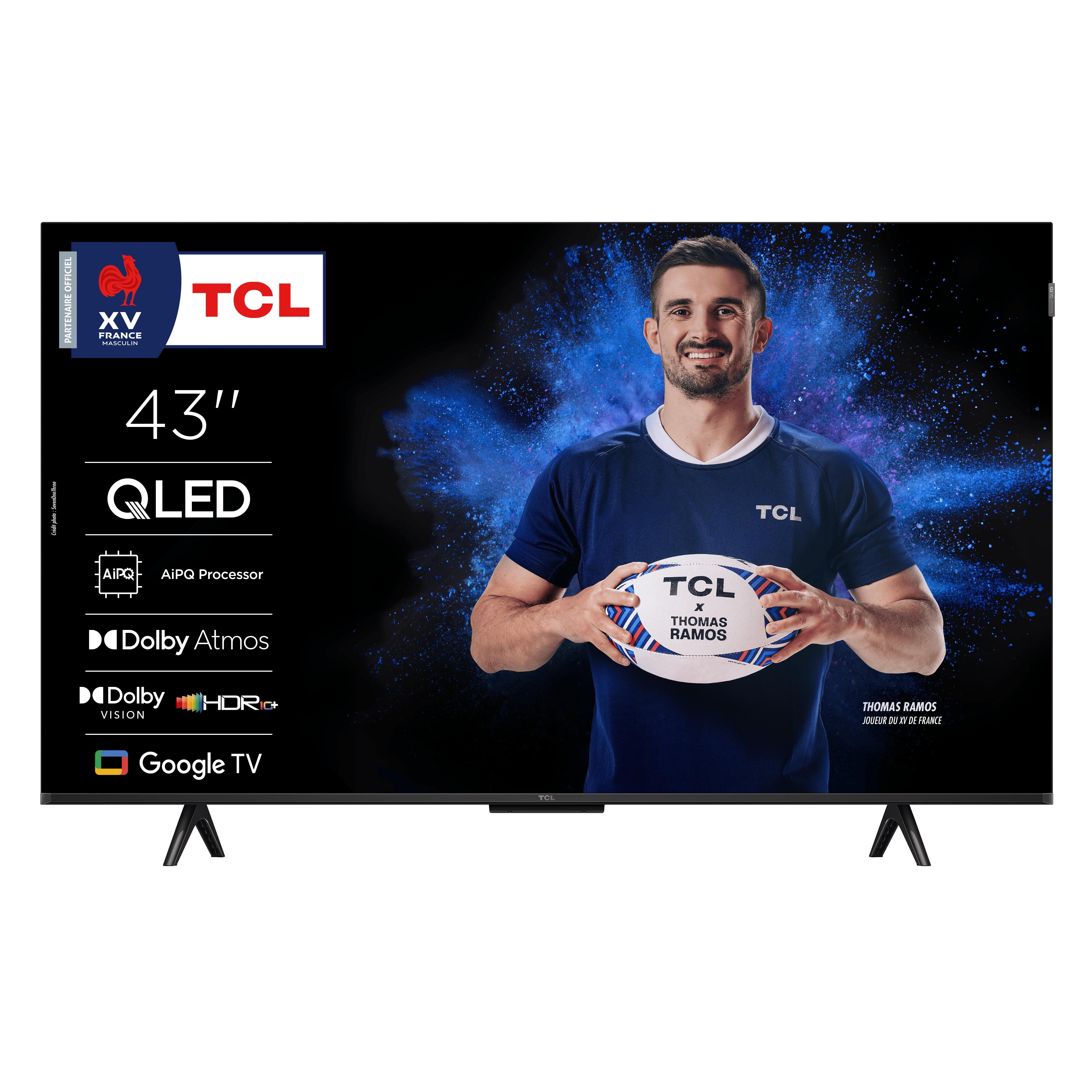 TV TCL 43" 43P7K UHD QLED GOOGLETV DOLBY