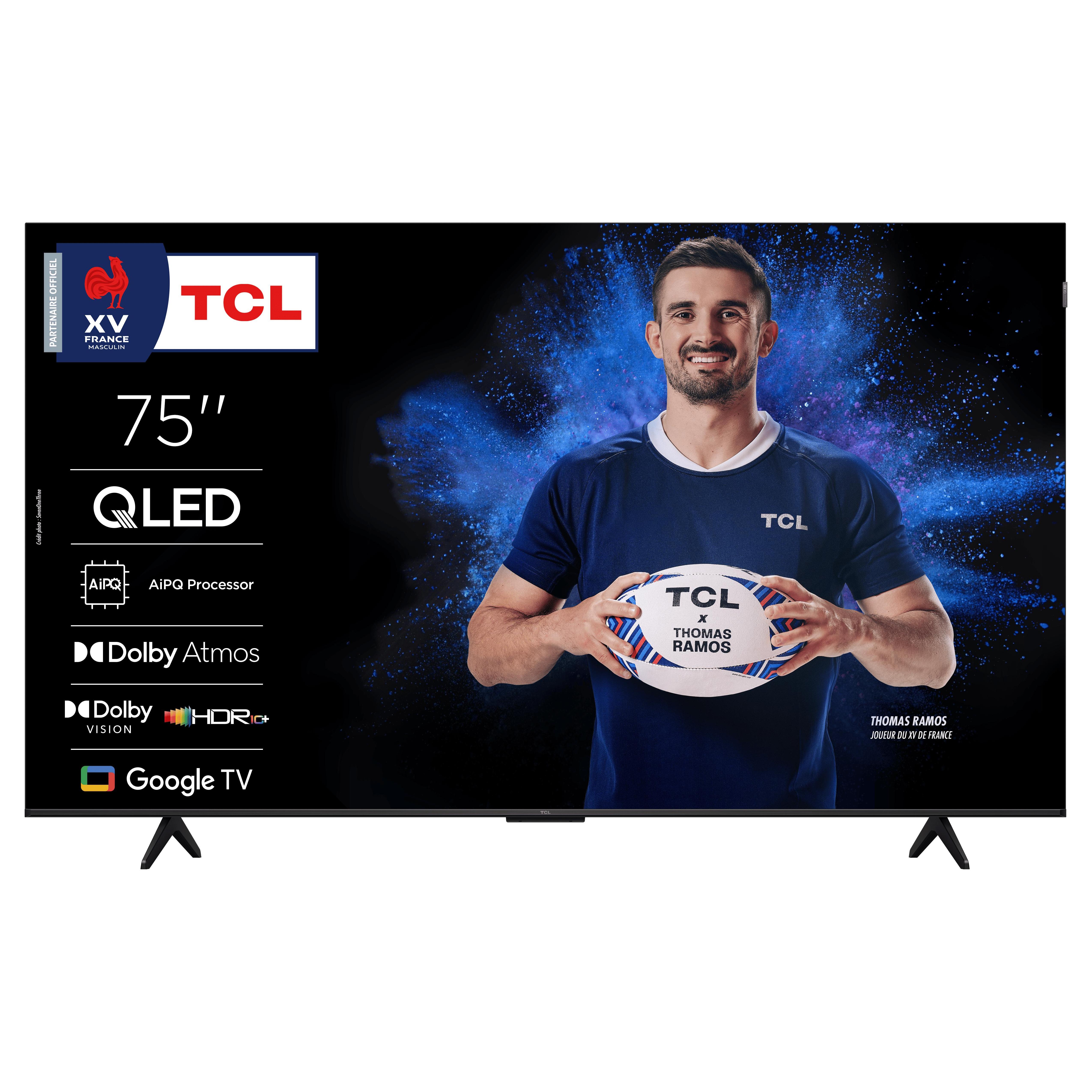 TV TCL 75" 75P7K UHD QLED GOOGLETV DOLBY