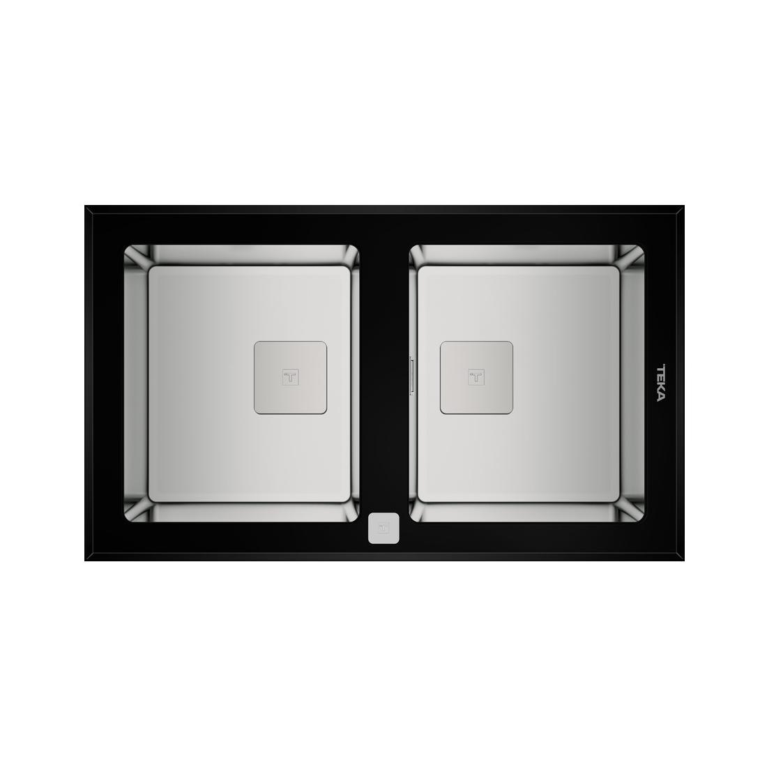 FREGADERO TEKA RS15 2C 86 2Ø NEGRO