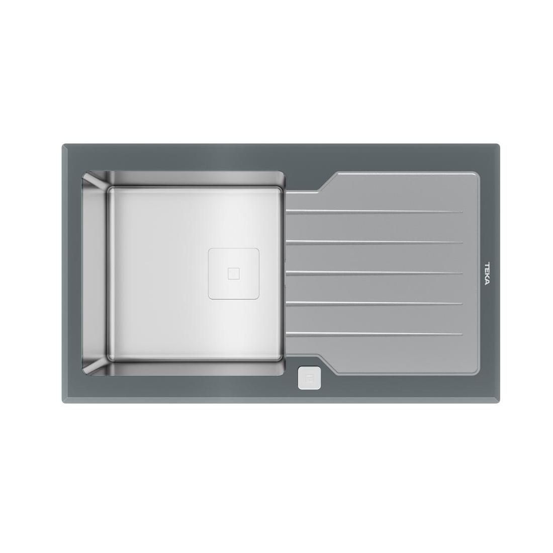 FREGADERO TEKA DIAMOND RS15 1C 1E 86 GRI