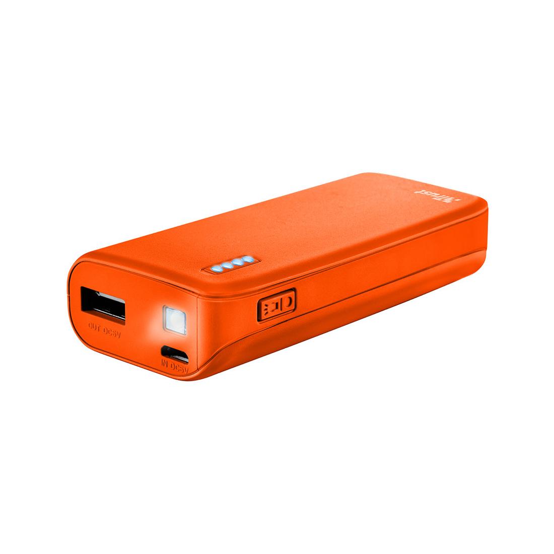POWER BANK 4400 MAH TRUST PRIMO NARANJA