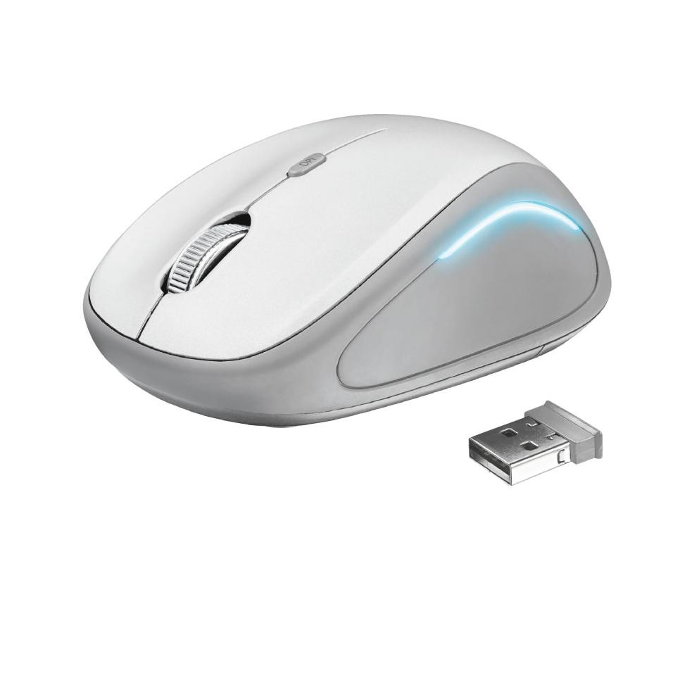 RATÓN INALAMBRICO TRUST YVI FX BLANCO CO